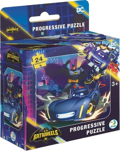 Puslespil 24 Bathjul. Batmobile Bam