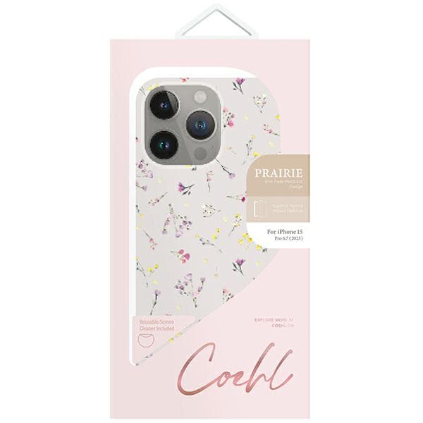 UNIQ Coehl Prairie -kotelo iPhone 15 Pro Maxille, beige