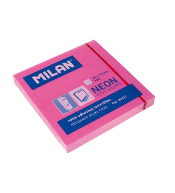Sticky notes 76x76 neon pink MILAN