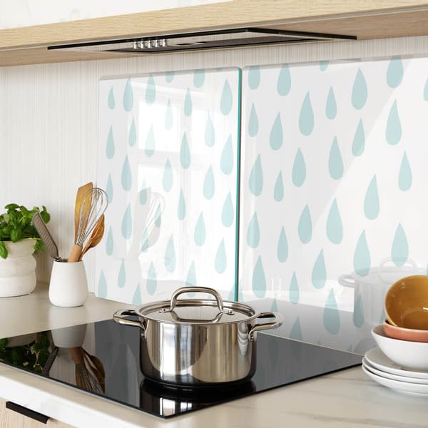 Dekorative glasplader til servering af snacks Kropelka 2x40x52 cm
