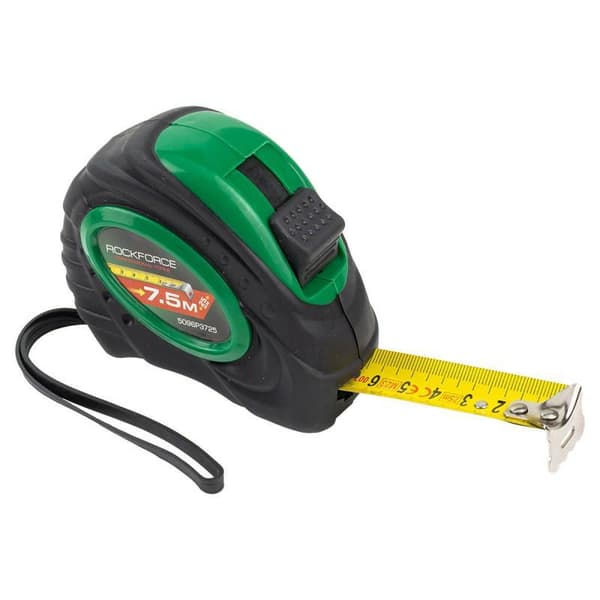 Rullat måttband 7,5m x 25mm