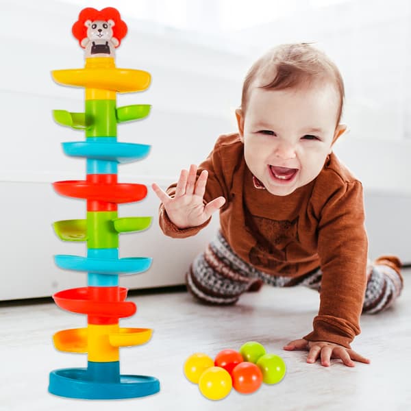 Kugletårn Kuglepyramide Rutsjebane 60 cm Z648