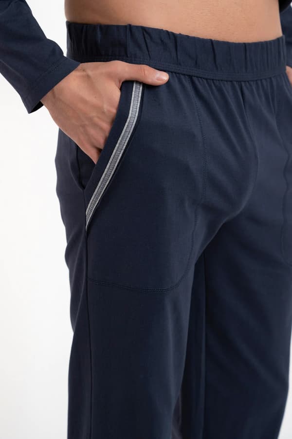 Zbyszek miesten pyjamat, pitkät hihat, pitkät housut M
