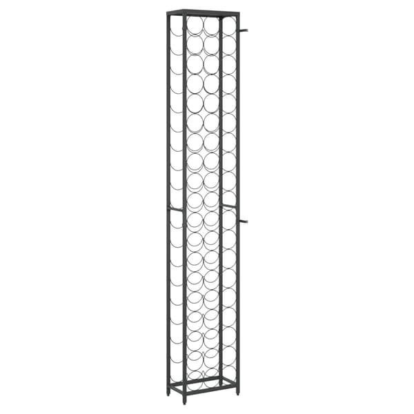 vidaXL 57 pulloteline musta 34x18x200 cm takorauta