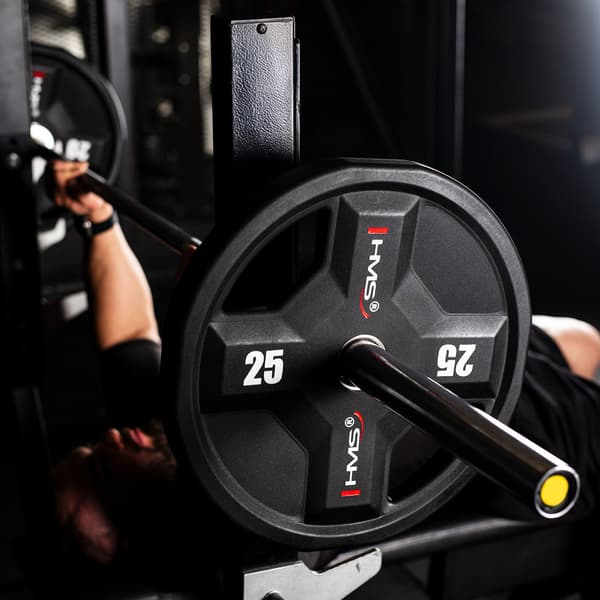 Polyuretan olympisk platta 25 kg TPC25 CPU HMS