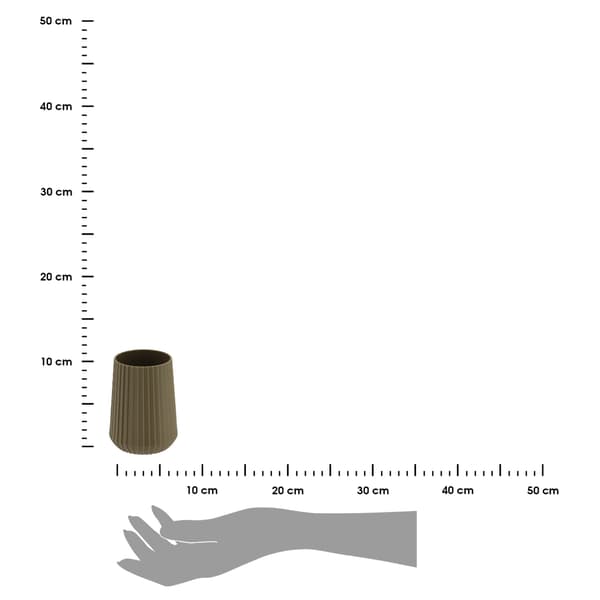 Roza badrumsmugg, olivgrön