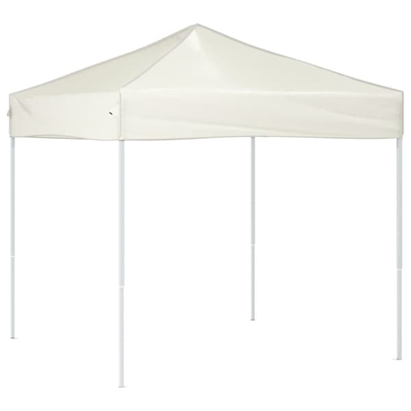 vidaXL foldbart festtelt cremefarvet 2x2 m