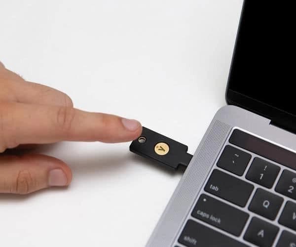 Yubico YubiKey 5C NFC USB-C sikkerhedsnøgle