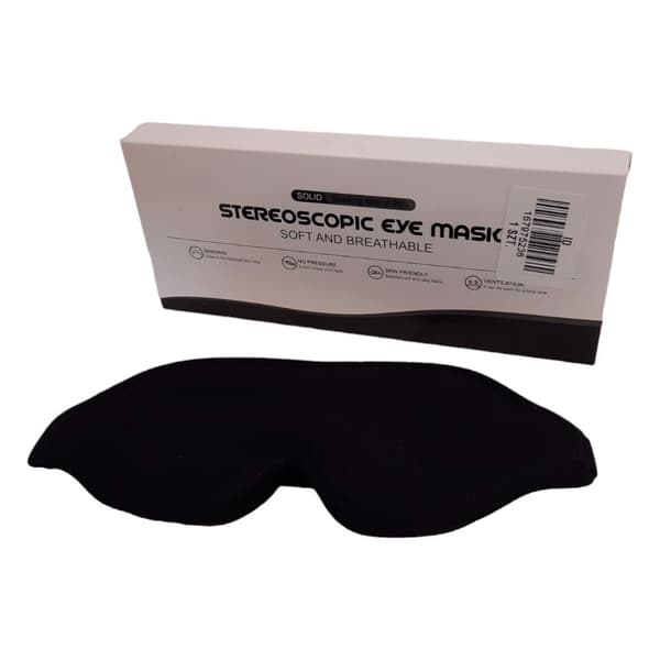 3D mjuk sovmask
