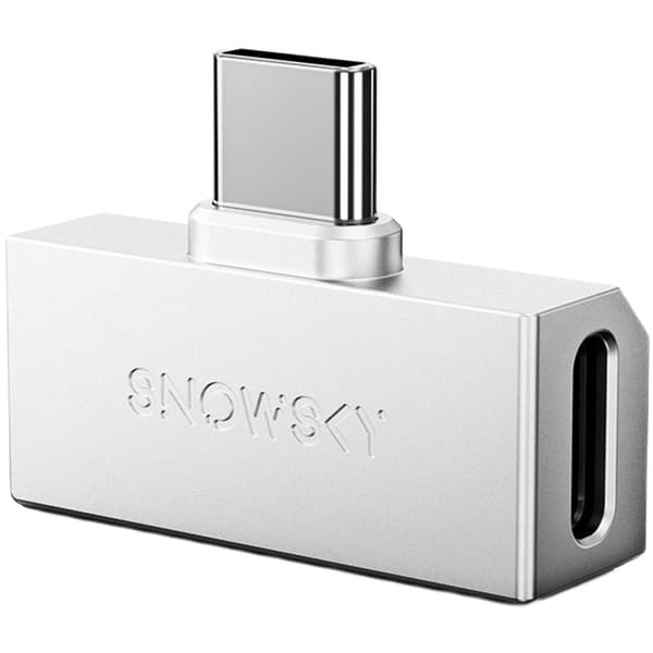 FiiO x SNOWSKY Tiny A - silver - Hörlursförstärkare med DAC (USB-C + 3.5mm port)