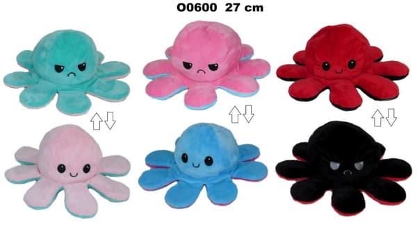 Dobbeltsidet blæksprutte 27 cm MIX