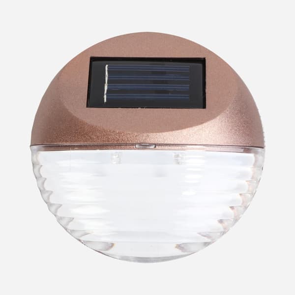 Automatisk solcellsdriven LED-trapplampa med skymningssensor