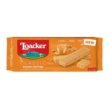Vafler Klassisk Jordnøddesmør 175g - Loacker