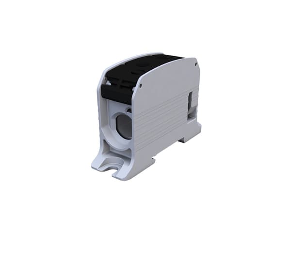 Gevindskinneforbindelse simblok STB 95 - Al/Cu, 87510, sort