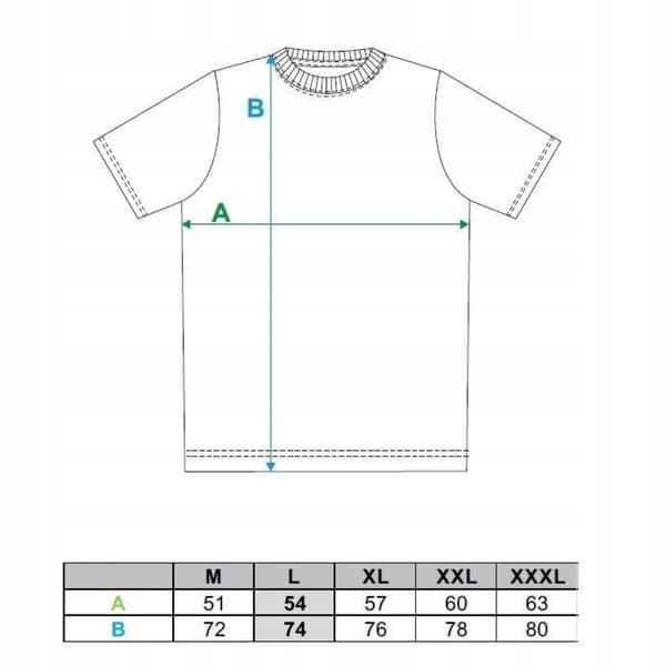 Herre T-shirt 100% bomuld lige XL sort
