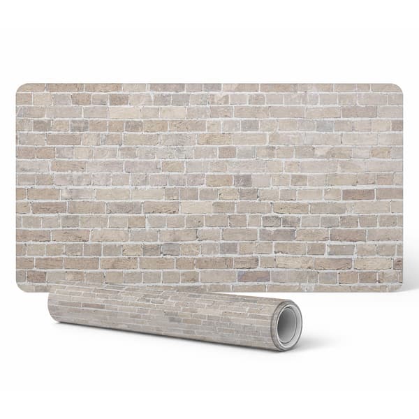 Antiglide skrivebordsplade teglsten retro 90x45 cm