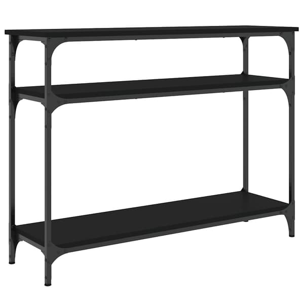 vidaXL konsolbord, sort, 100x29x75 cm