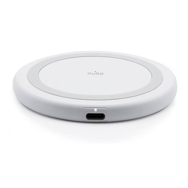 Trådløs oplader til Android iPhone smartphones 15W - hvid