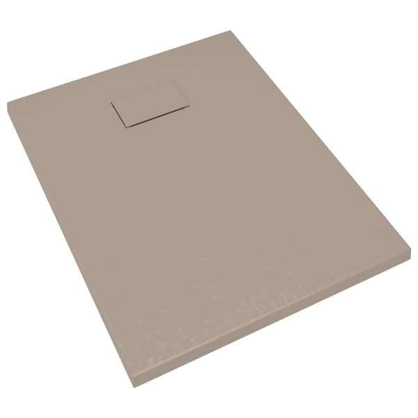 vidaXL Duschkar, SMC, Brun, 90 x 70 cm