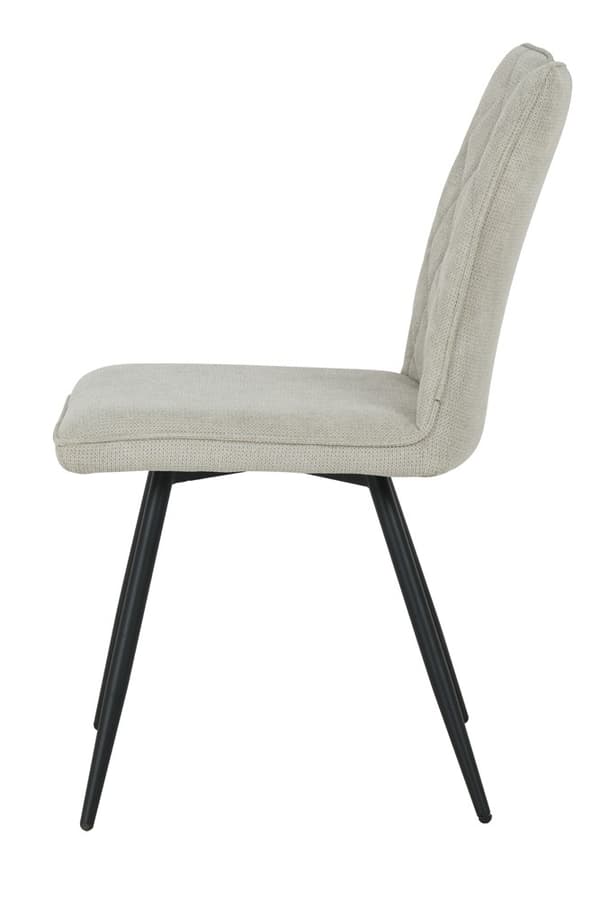 DALIA beige polstret stol
