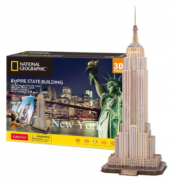 3D-PUSLESPIL NATIONAL GEO - EMPIRE STATE BUILDING 977