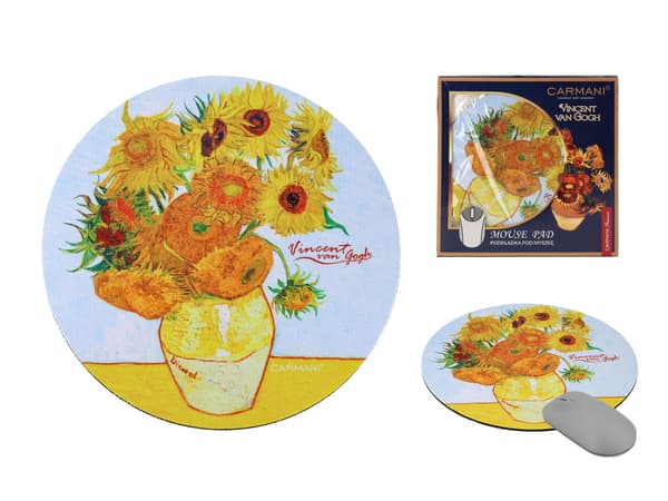 Computermusemåtte - V. van Gogh, Solsikker i en vase (carmani)
