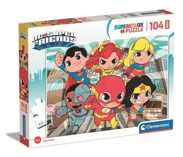 Pussel 104 Maxi Super Color DC Supervänner