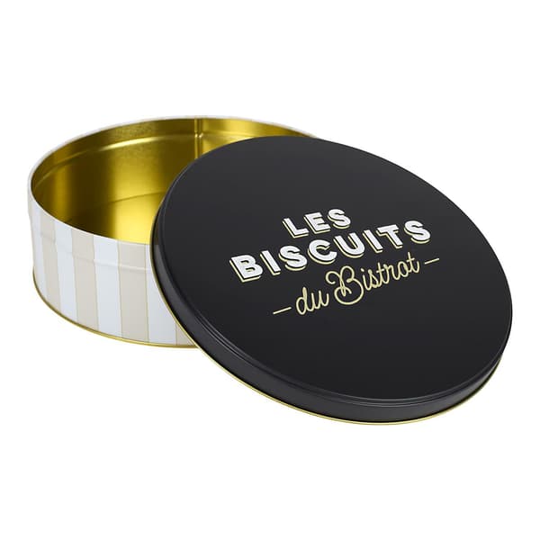 Bistrot kakform med beige ränder