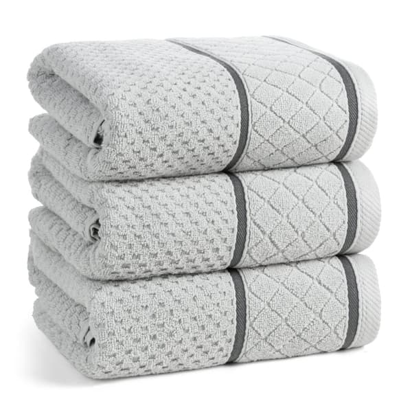 Favorit handduk bomull zero twist silver 50x90 cm