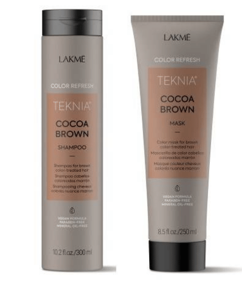 Lakme Teknia Refresh Cocoa Brown Kit 300 ml + 250 ml