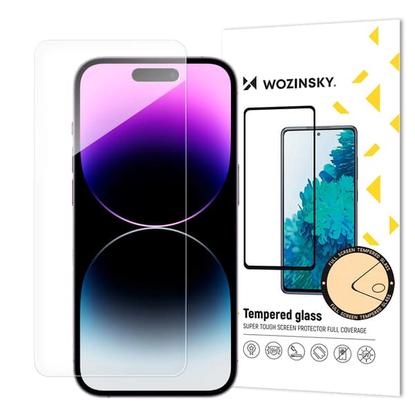 Fleksibelt glas med fuld dækning til iPhone 16 Pro