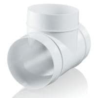 Ventilationsrör KO100-T - T-rör 100mm