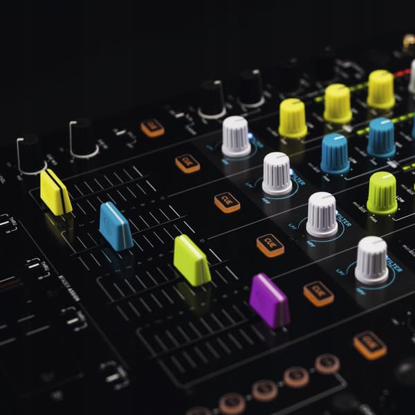 Reloop Fader Cap -setti, vihreä - Fader Caps
