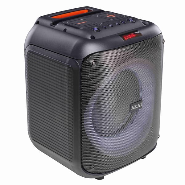 AKAI Partyhögtalare ABTS-V30 40 W RMS Bluetooth 5.0 USB microSD AUX