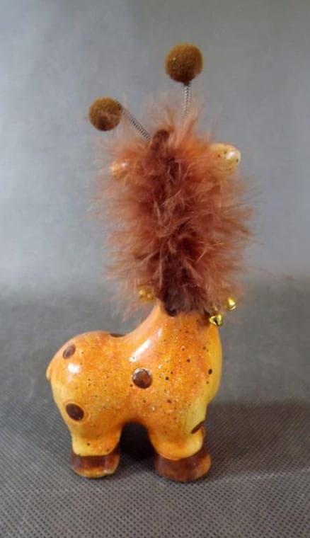 Girafffigur 16x7 cm