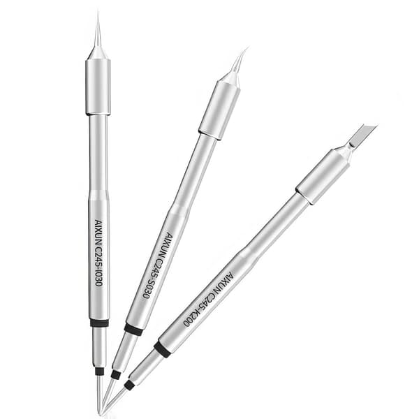 Aixun T320 loddestation + 245 loddekolbe + 3 spidser