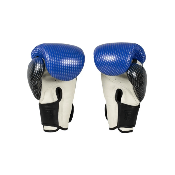 Top King Super Star Blå Muay Thai Boxningshandskar 10OZ