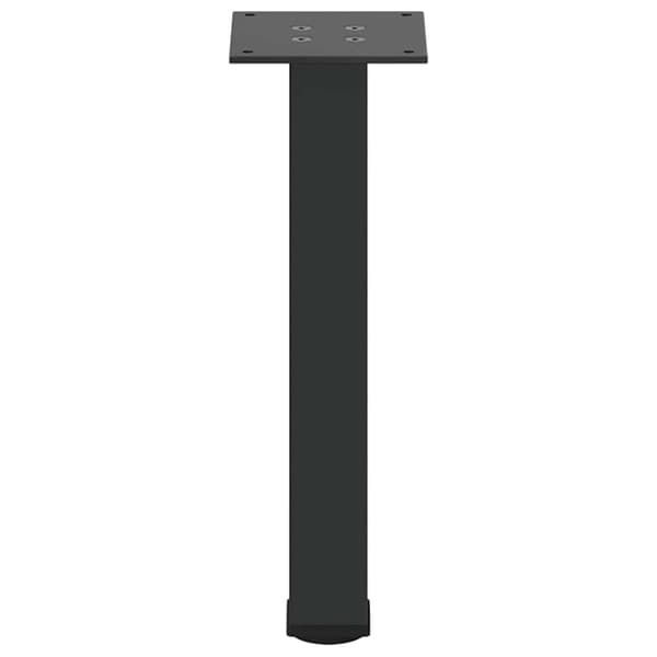 vidaXL sofabordben, 4 stk., sort, 42-44 cm, stål