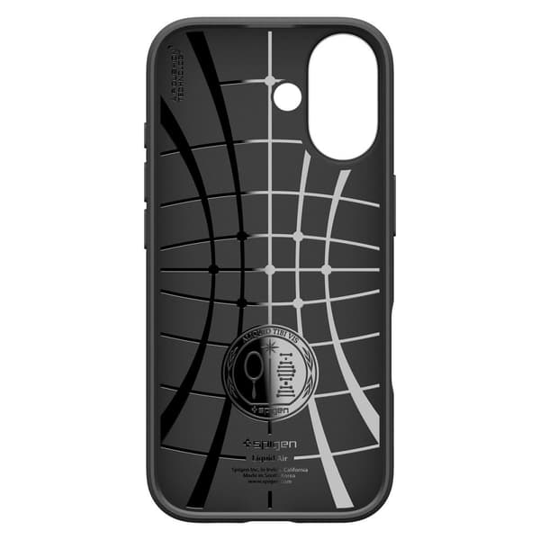 Liquid Air beskyttende bagcover til iPhone 17 - mat sort