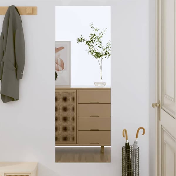 vidaXL Väggspegel, 40x100 cm, Glas, Rektangulär