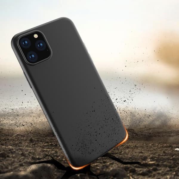Fleksibelt gelcover til iPhone 15 Plus - Blødt cover - Sort