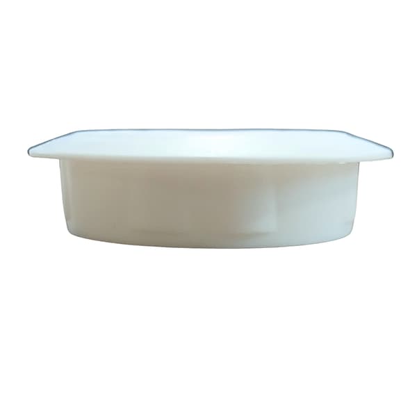 Ventilationsventil för möbelskåp, diameter 50, vit, 10 stycken