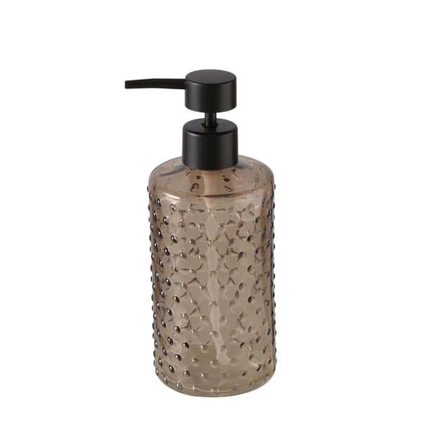 Tvålpump i brunt glas