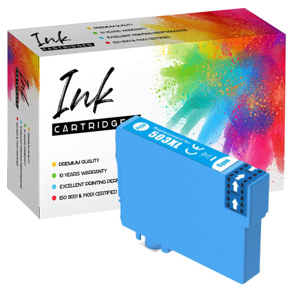 Epson GP-E503XL C cyan - kompatibel blæk