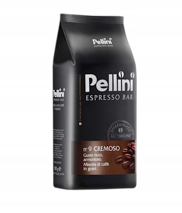 Kaffebönor n. 9 Krämig 1kg - Pellini