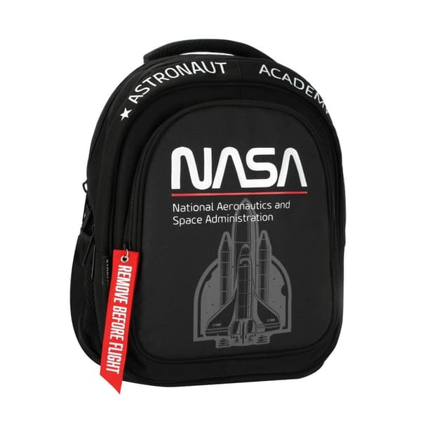 NASA-lastenreppu. Musta.