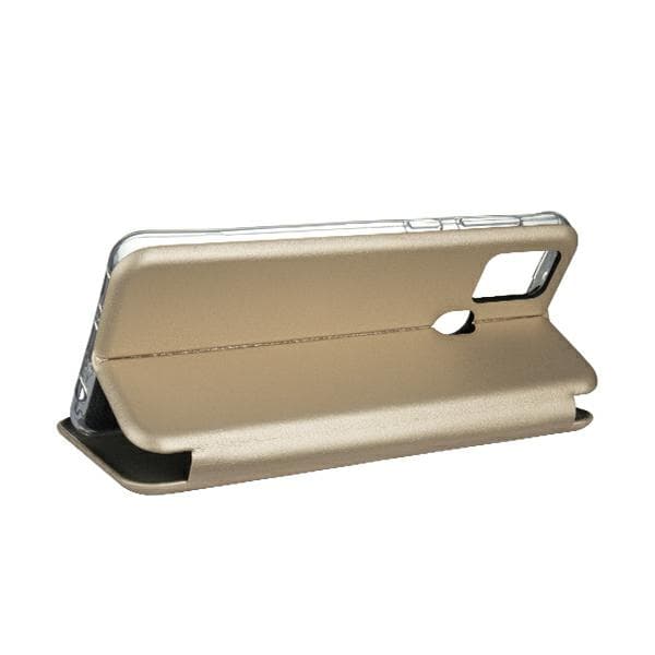 Beline Book Magnetisk Etui til Galaxy A21s Guld