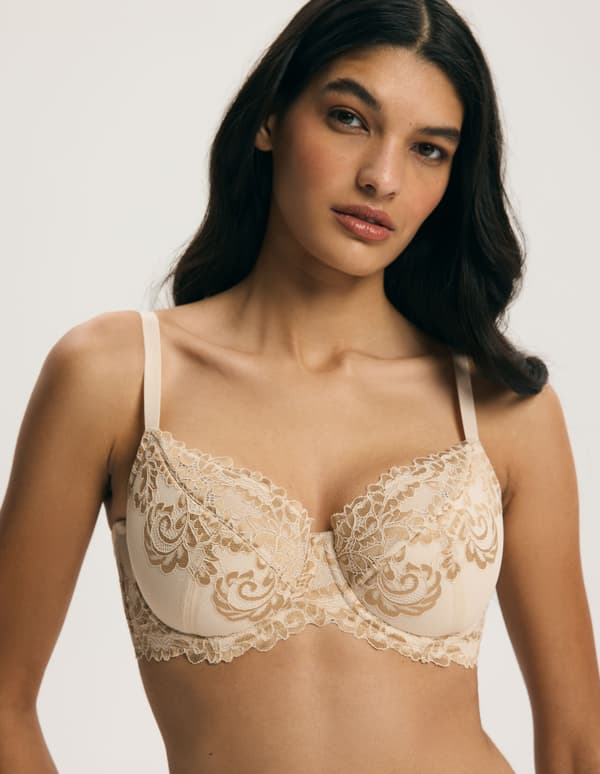 VENUS Esotiq halvvadderad bh | beige 75F