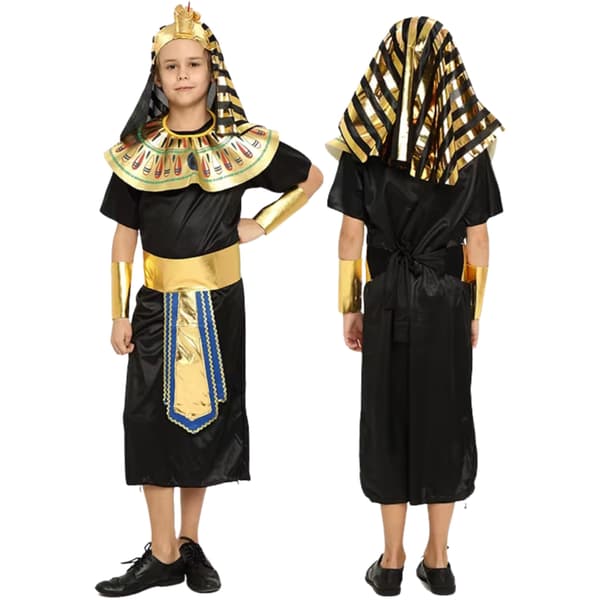 Faraos egyptisk karnevalsdräkt strl 122-134