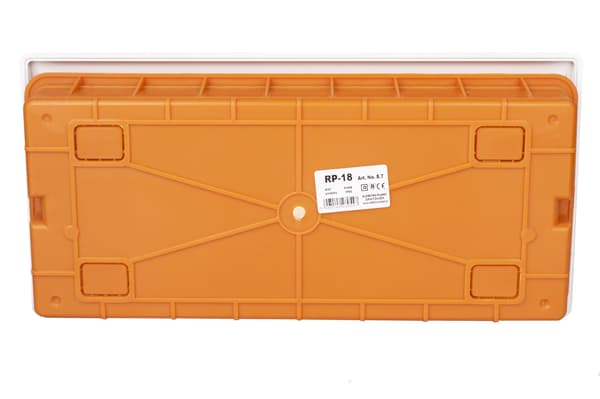 Infälld elcentral 1x18 RP N+PE ABS PC IP40 Vit